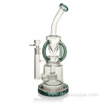 Wholesale Hookah Bubbler Glass Water Pipe with 14mm Quartz Banger DAB Oil Rig Recycler